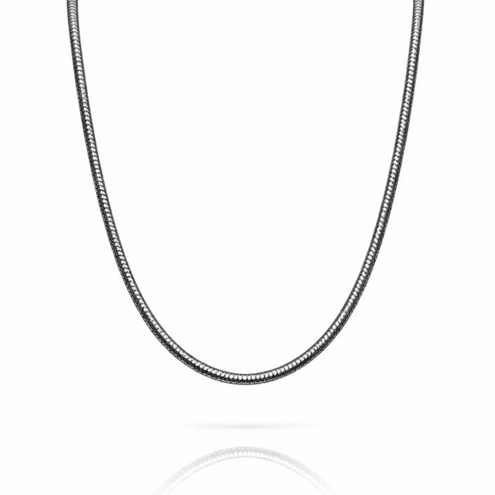 2mm Silver Rounded Snake Chain