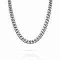 4mm Silver Cuban Link Chain w/ Box Clasp
