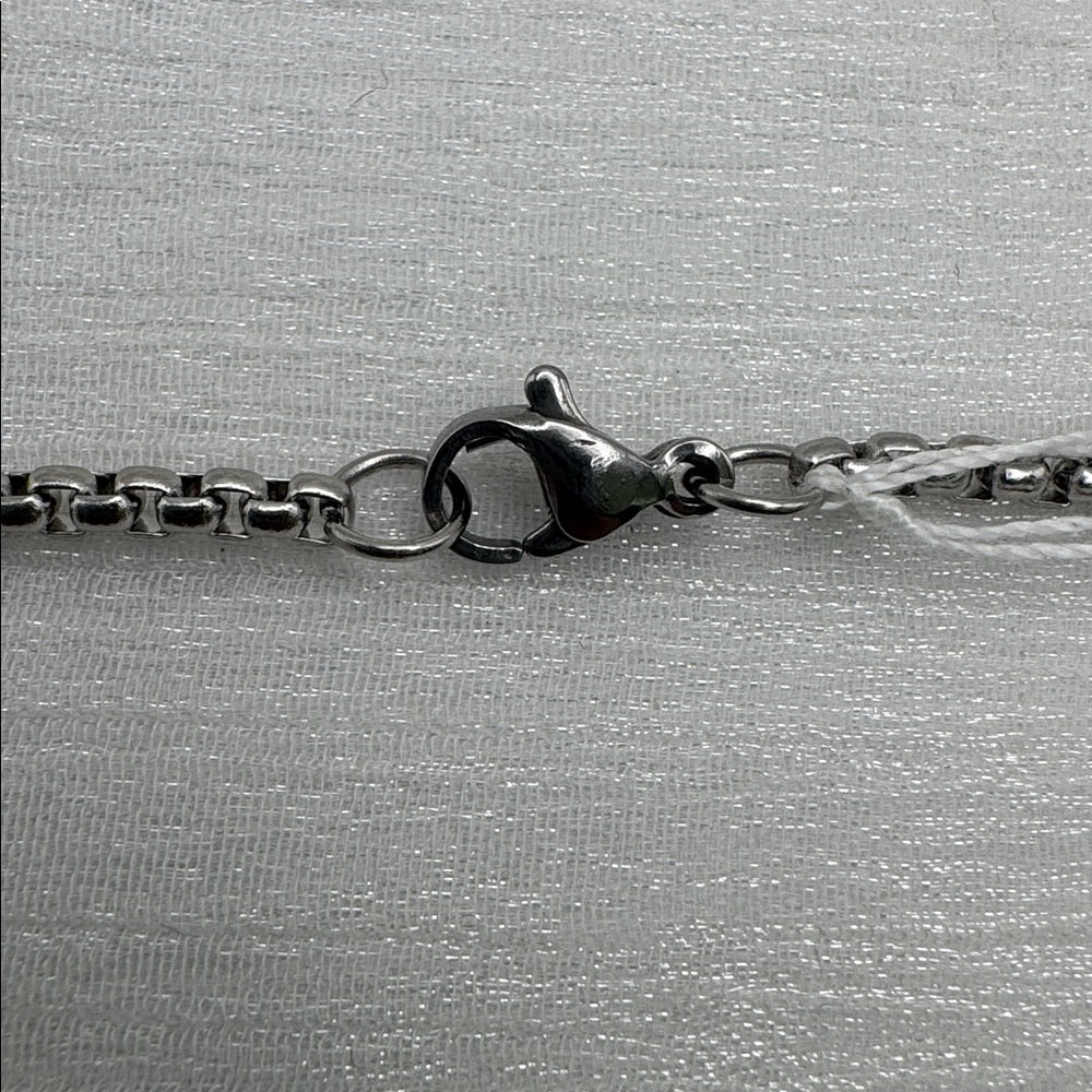 2.5mm Silver Rolled Box Chain