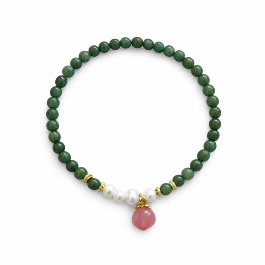 Style 38 Jade Stretch Bracelets