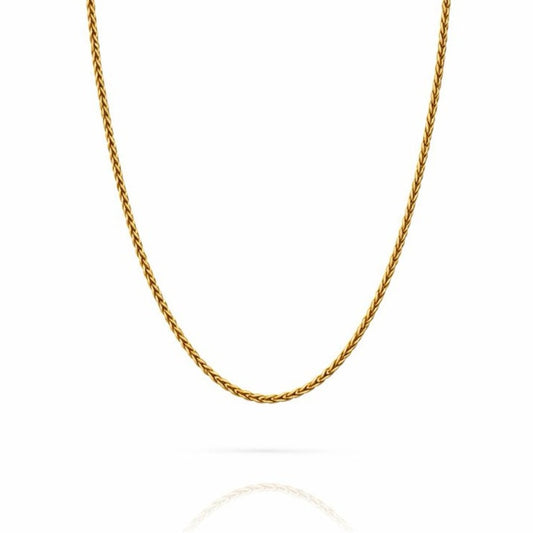 .8mm Gold Micro Weave Chain