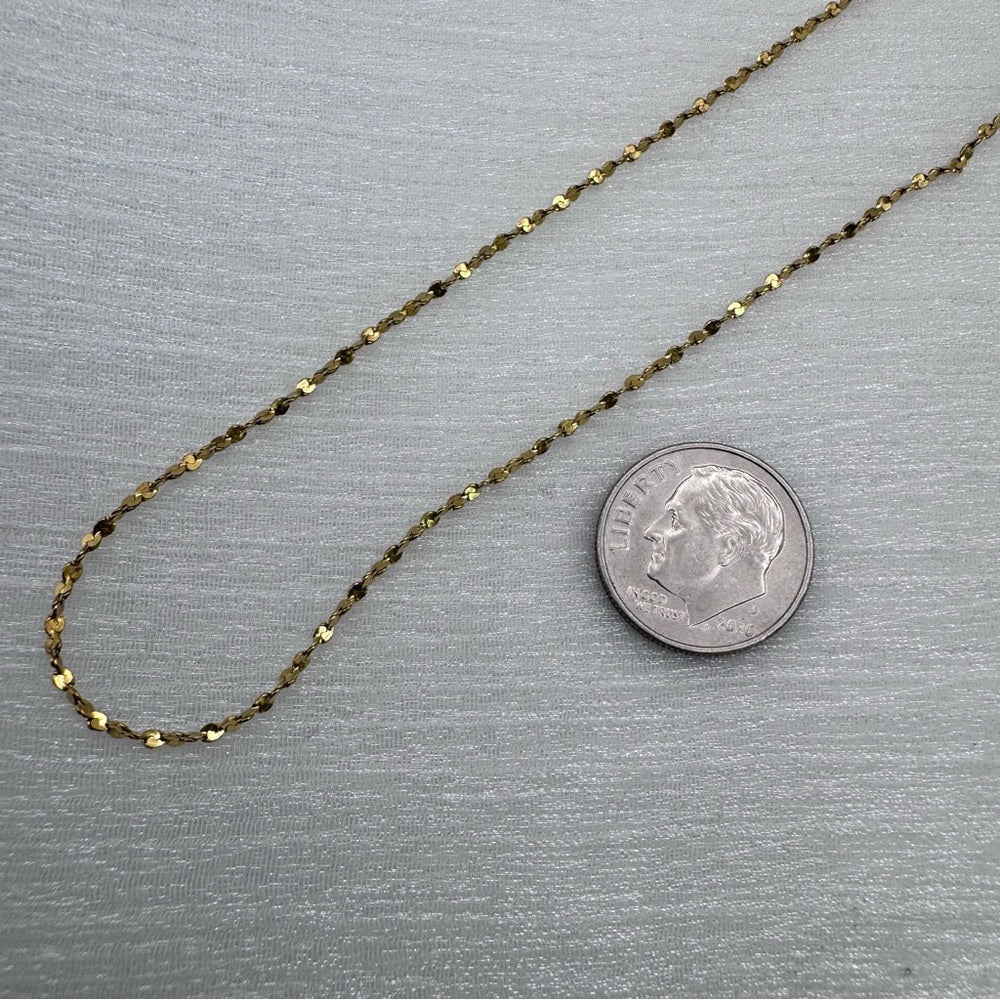 .8 Gold Diamond Twist Chain