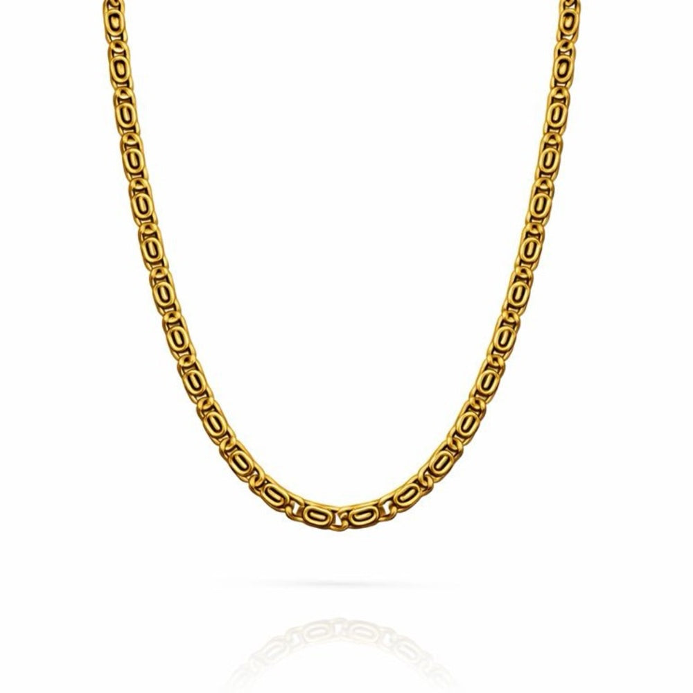 3.5mm Gold Swirl Chain