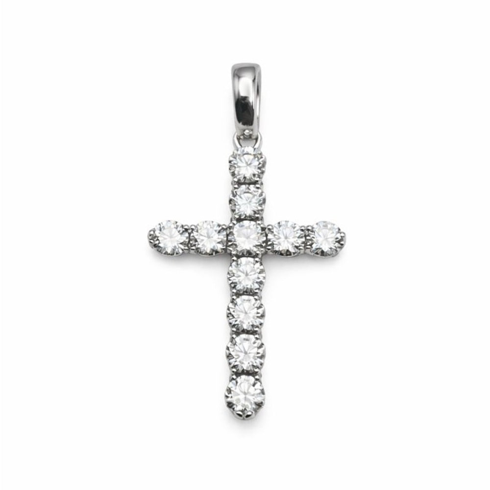 5.06 CT Moissanite Cross Pendant