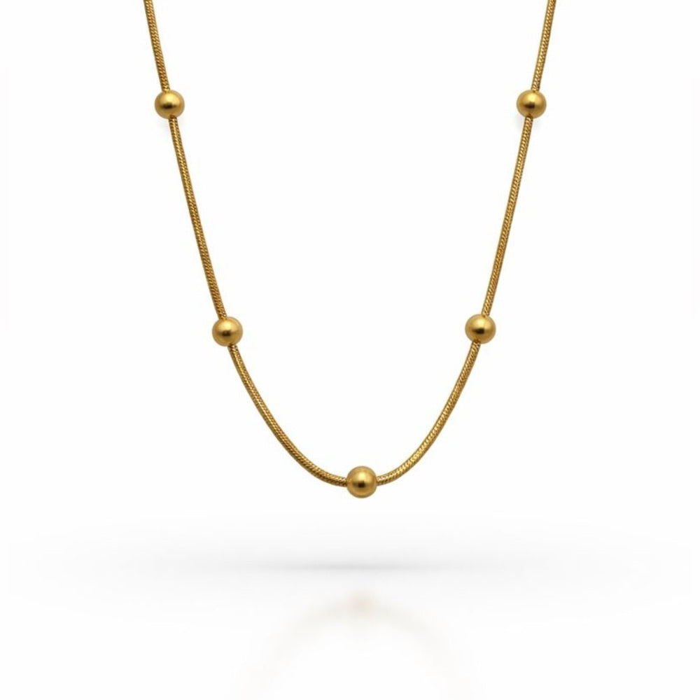 4mm Gold Satellite Link Snake Chain