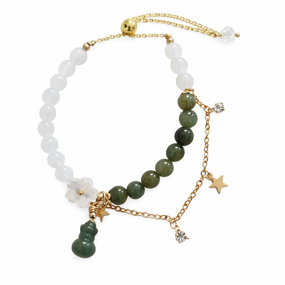 Style 2 Adjustable Jade Bracelet with Extenders