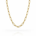 3.5mm Gold Paperclip Link Chain