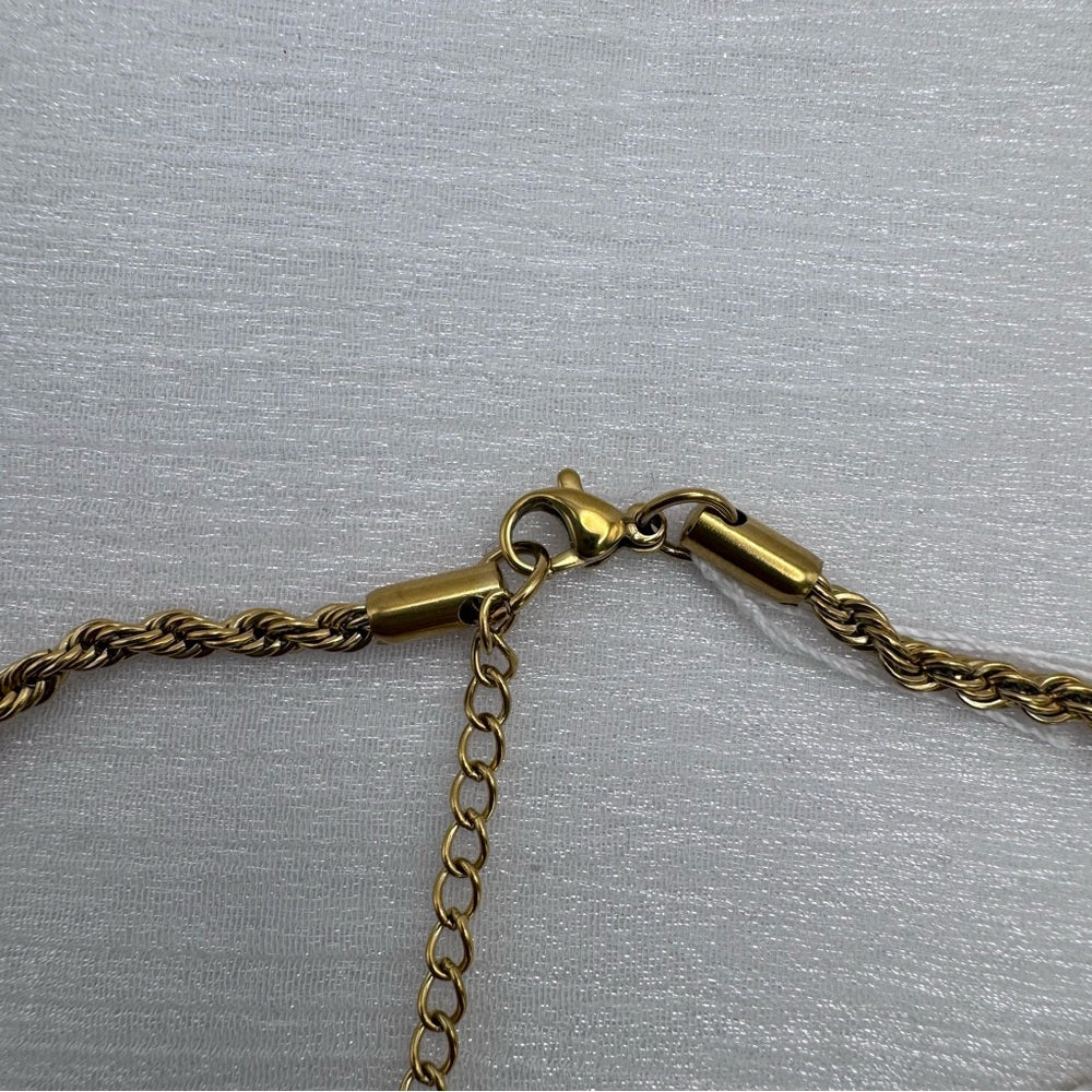2mm Gold Twisted Rope Chain