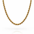 2mm Gold Twisted Rope Chain