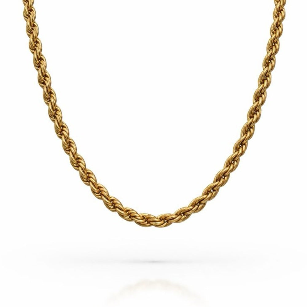 2mm Gold Twisted Rope Chain