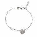Flower Charm Bracelet 7” and 1” Extender