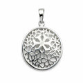Snowflake Round Pendant