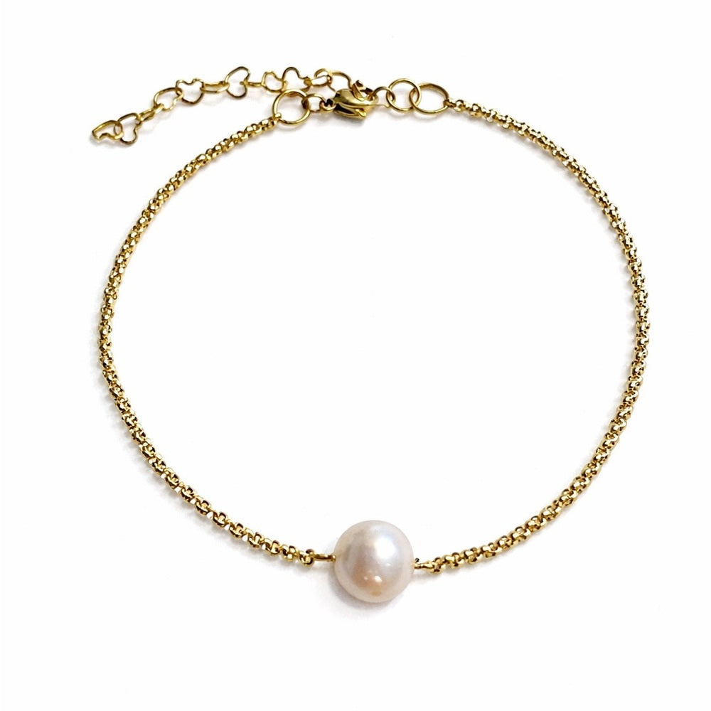 Golden Pearl Gold Bracelet