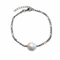 Natural Freshwater Pearl Silver Bracelet