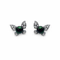 Butterfly Pearl Stud Earrings
