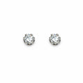 1 CT Total Moissanite Solitaire Snowflake Stud Earrings