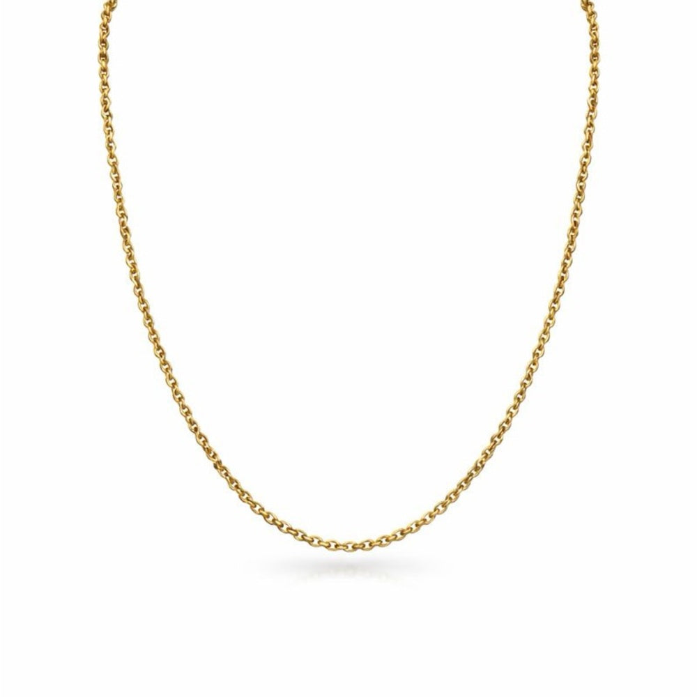 Solid 14k Gold Rolo Chain