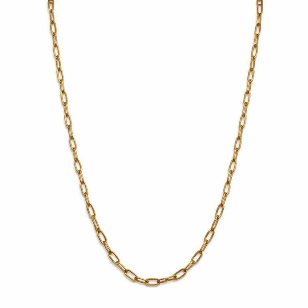 2mm Gold Mircro Paperclip Chain Link
