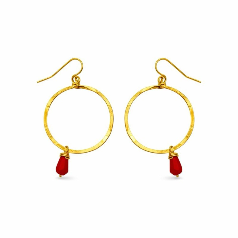 Hera Crystal Hoops