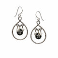 Freshwater Pearl Flower Dangle Earrings