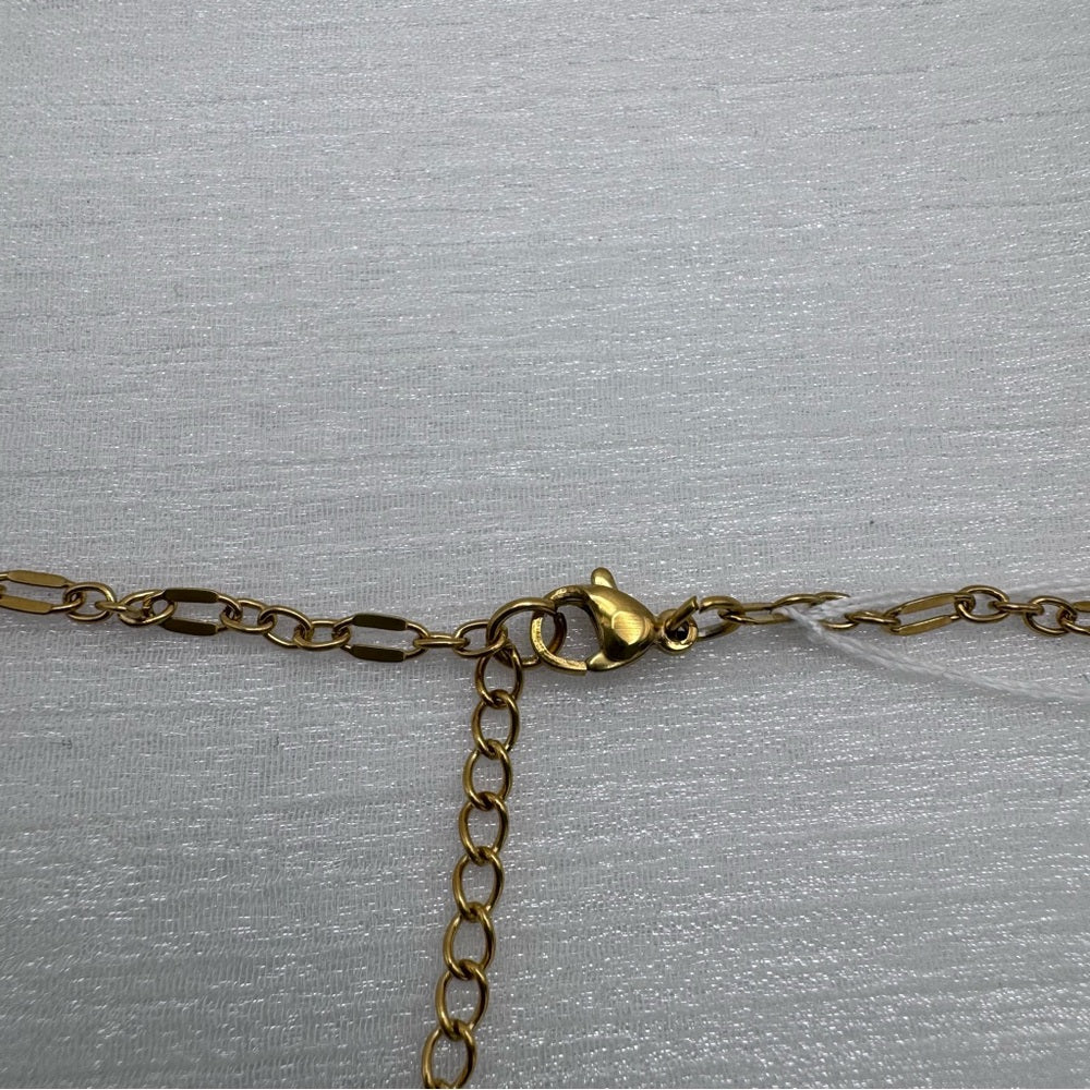 3mm Gold Bar & Link Chain