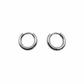 11mm | Hoop/ Huggie Earrings - Silver (#41)