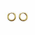 12.5mm | Hoop/ Huggie Earrings - Gold (#42)