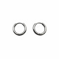 12.5mm | Hoop/ Huggie Earrings - Silver (#42)