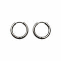 17.5mm | Hoop/ Huggie Earrings - Silver (#44)
