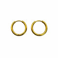17.5mm | Hoop/ Huggie Earrings - Gold (#44)