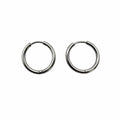 19mm | Hoop/ Huggie Earrings - Silver (#45)