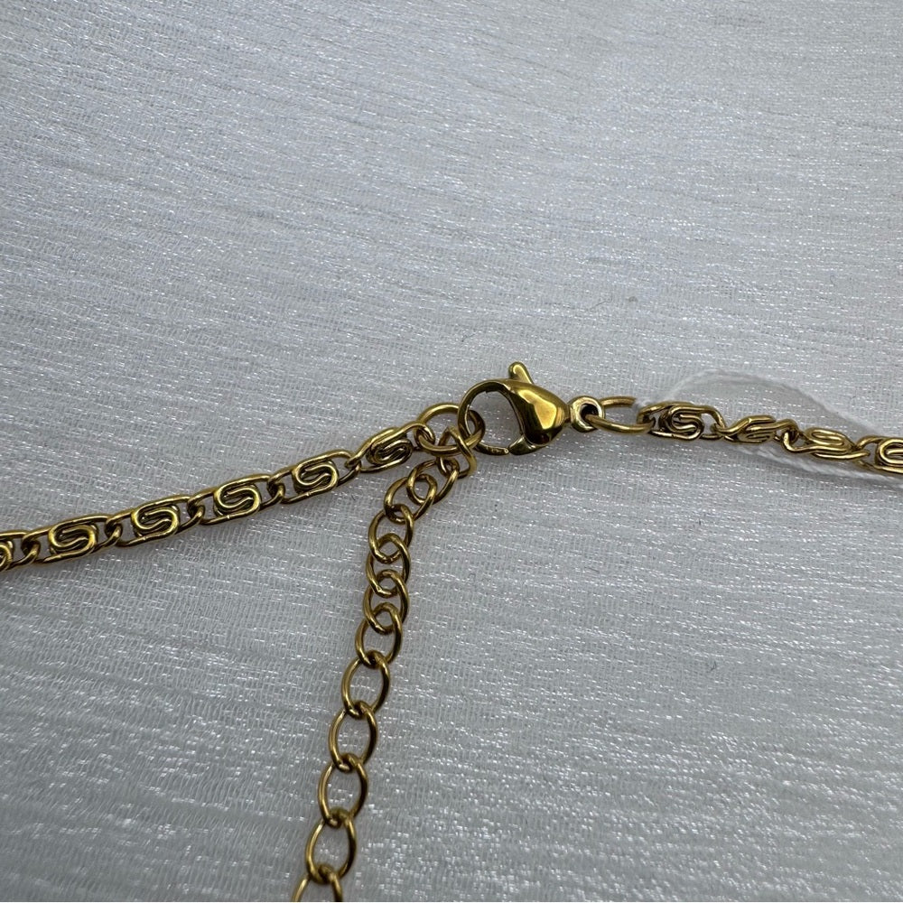 2.5mm Gold Swirl Link Chain