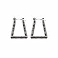 Lisa Bamboo Hoop (silver)