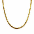 2.5mm | Gold | Flat Box Link Chain