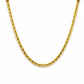 3mm Gold Oval Link Cable Chain