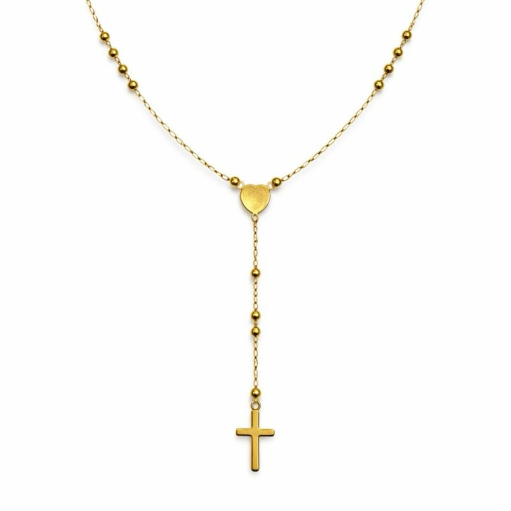 3mm Gold Stainless Steel Rosary Link Chain