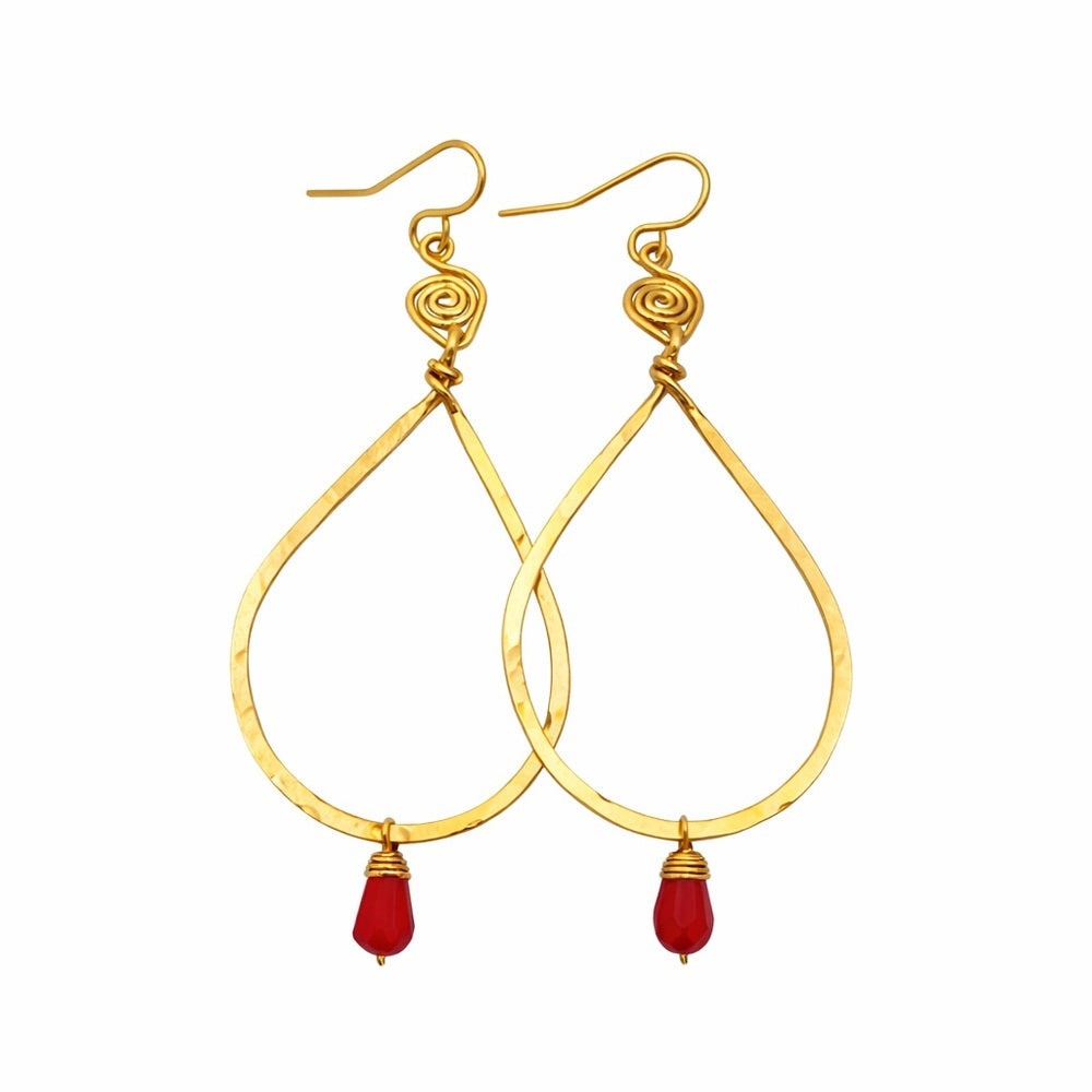 Phoebe Crystal Teardrops
