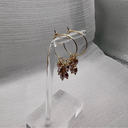 #1082 S925 Freshwater Pearl Dangle Earrings