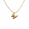 Stainless Steel “W” Necklace
