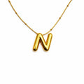 Stainless Steel “N” Necklace
