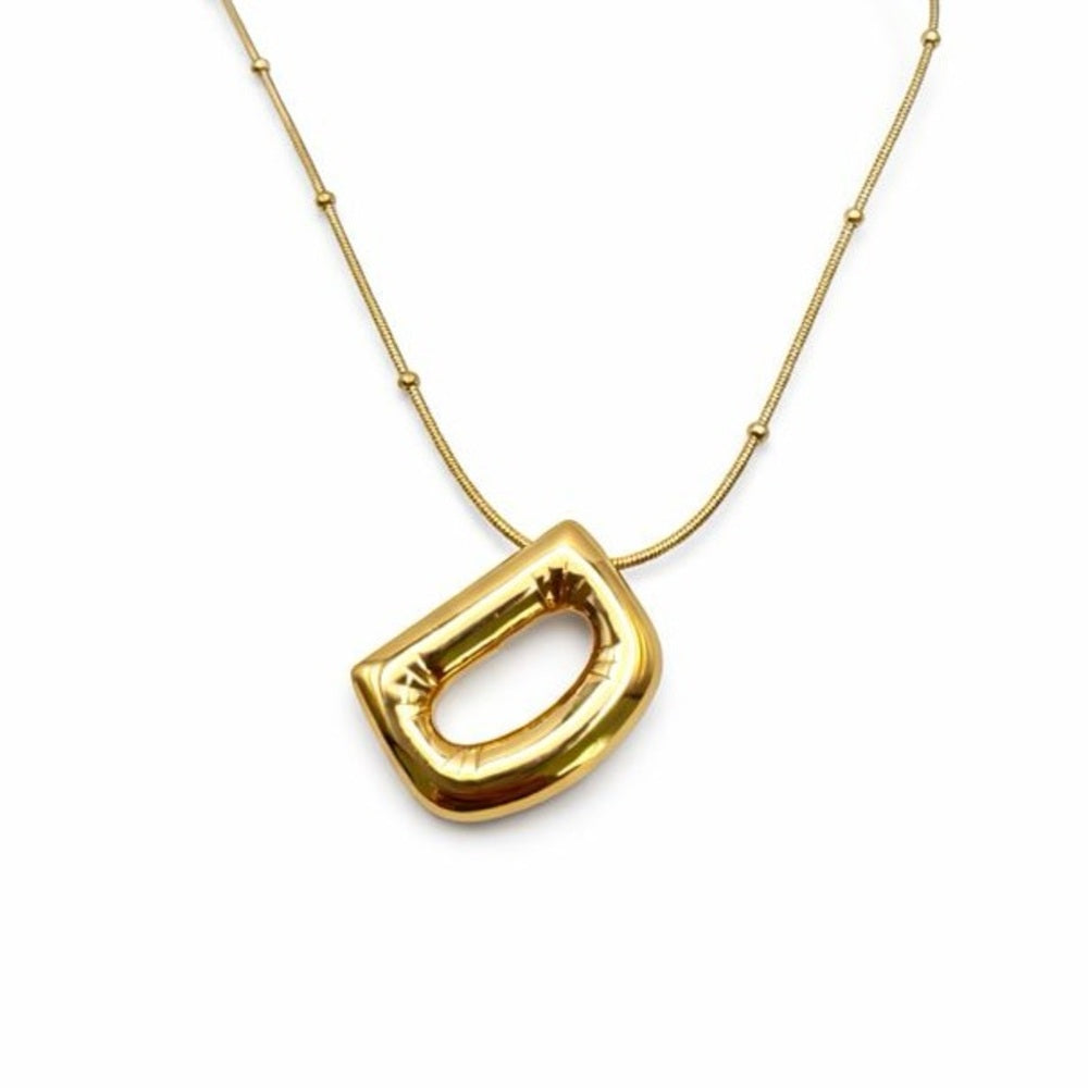 Stainless Steel “D” Necklace