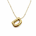 Stainless Steel “D” Necklace