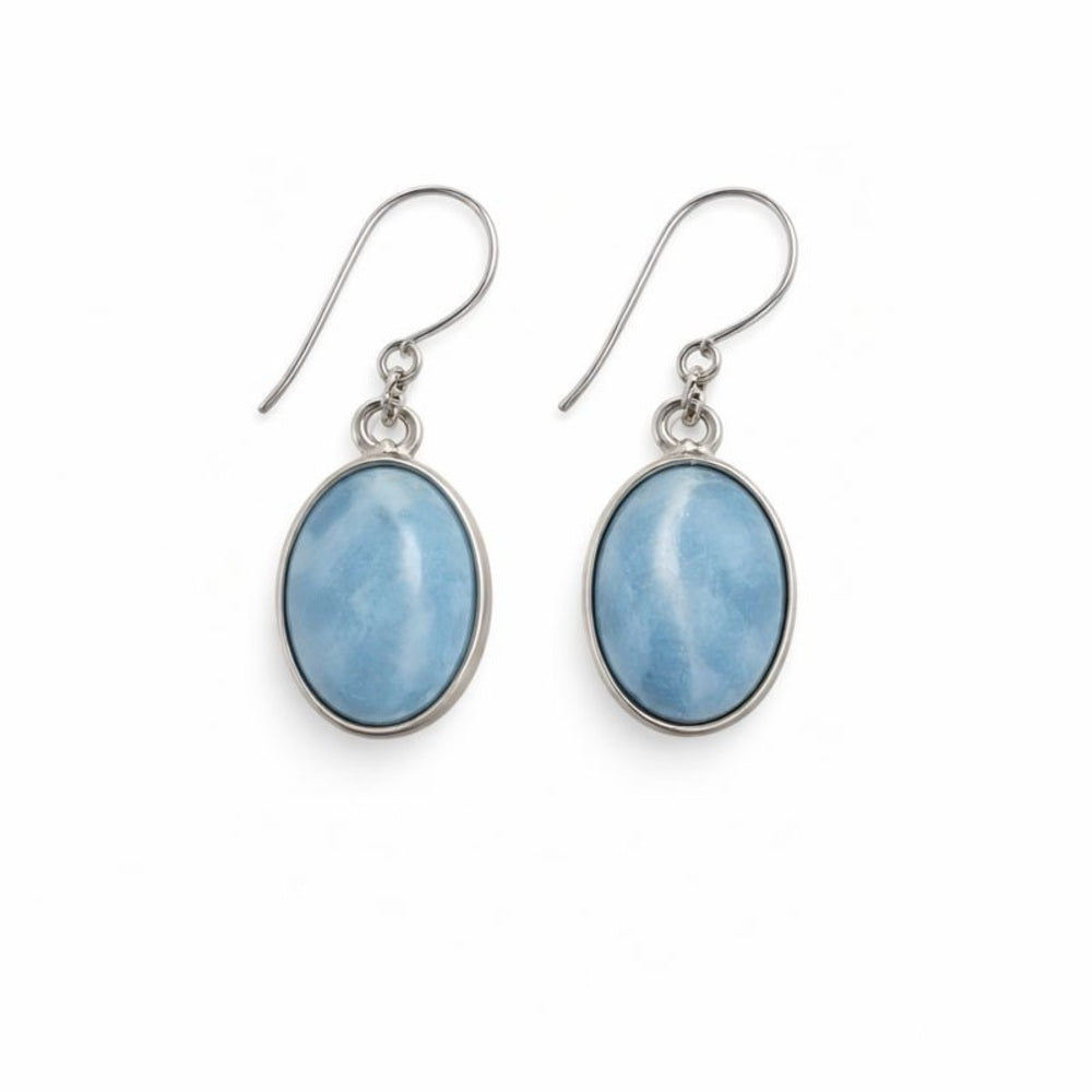 Larimar Dangle Earrings