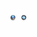 Moonstone Cabachon Stud Earrings