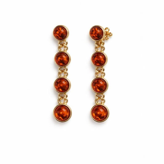 Amber Dangle Earrings