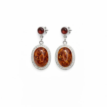 Amber Dangle Earring