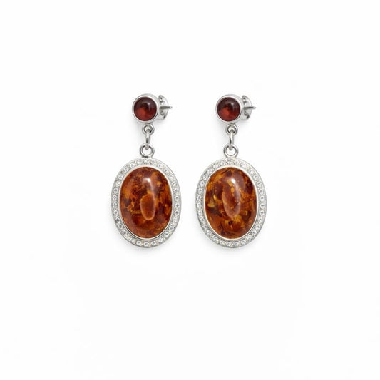 Amber Dangle Earring