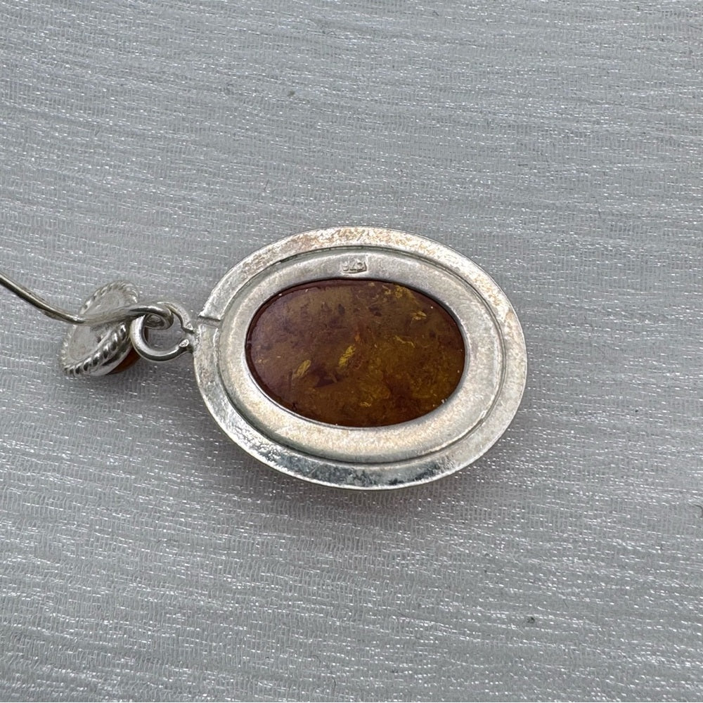 Amber Dangle Earring