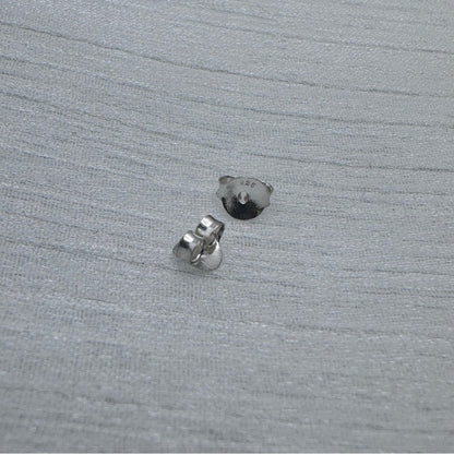S925 Tigers Eye Round Stud Earrings