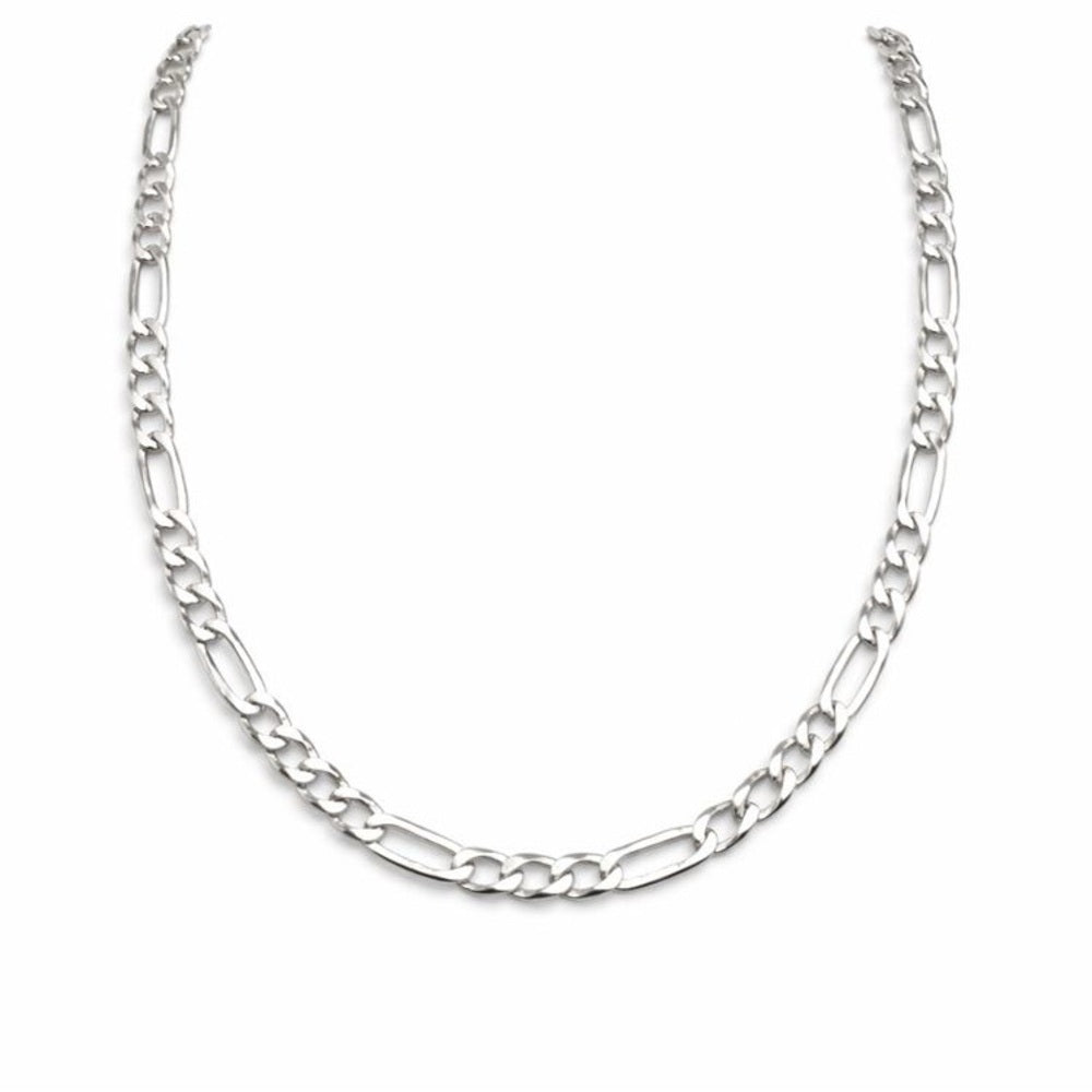 Sterling Silver Figaro Chain
